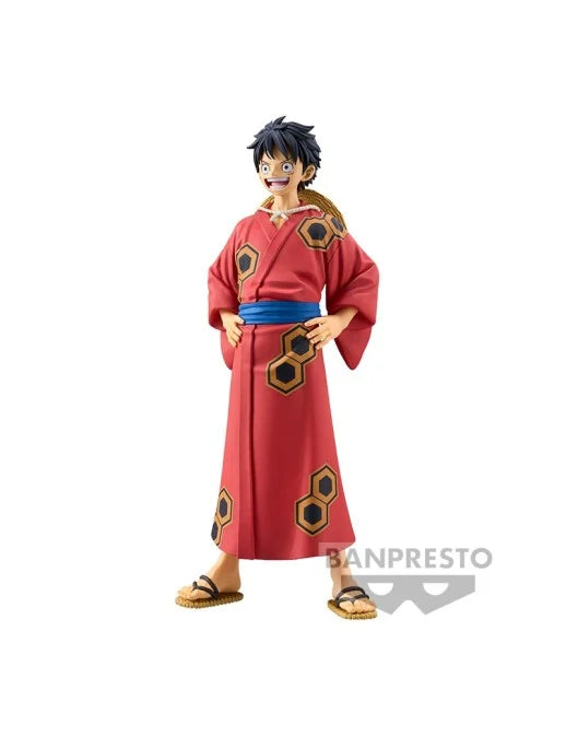 One Piece - Monkey D. Luffy - DXF Figure - The Grandline Series - Wano Country - Yukata Ver. (Bandai Spirits)